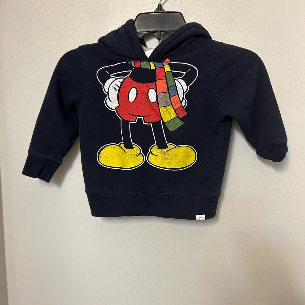 GAP Kids Navy Hoodie with‎ Cartoon Design